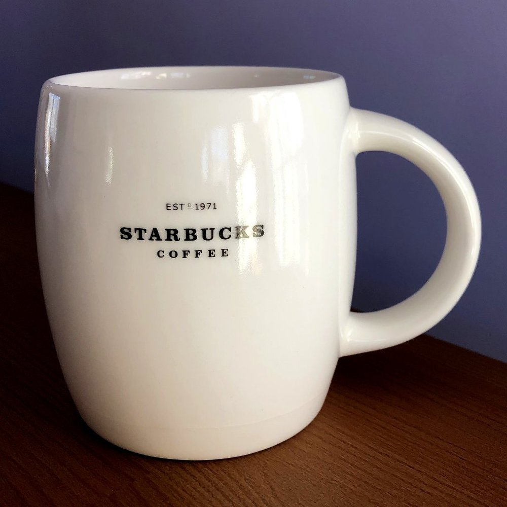 Starbucks Classic White 14oz Mug 2008